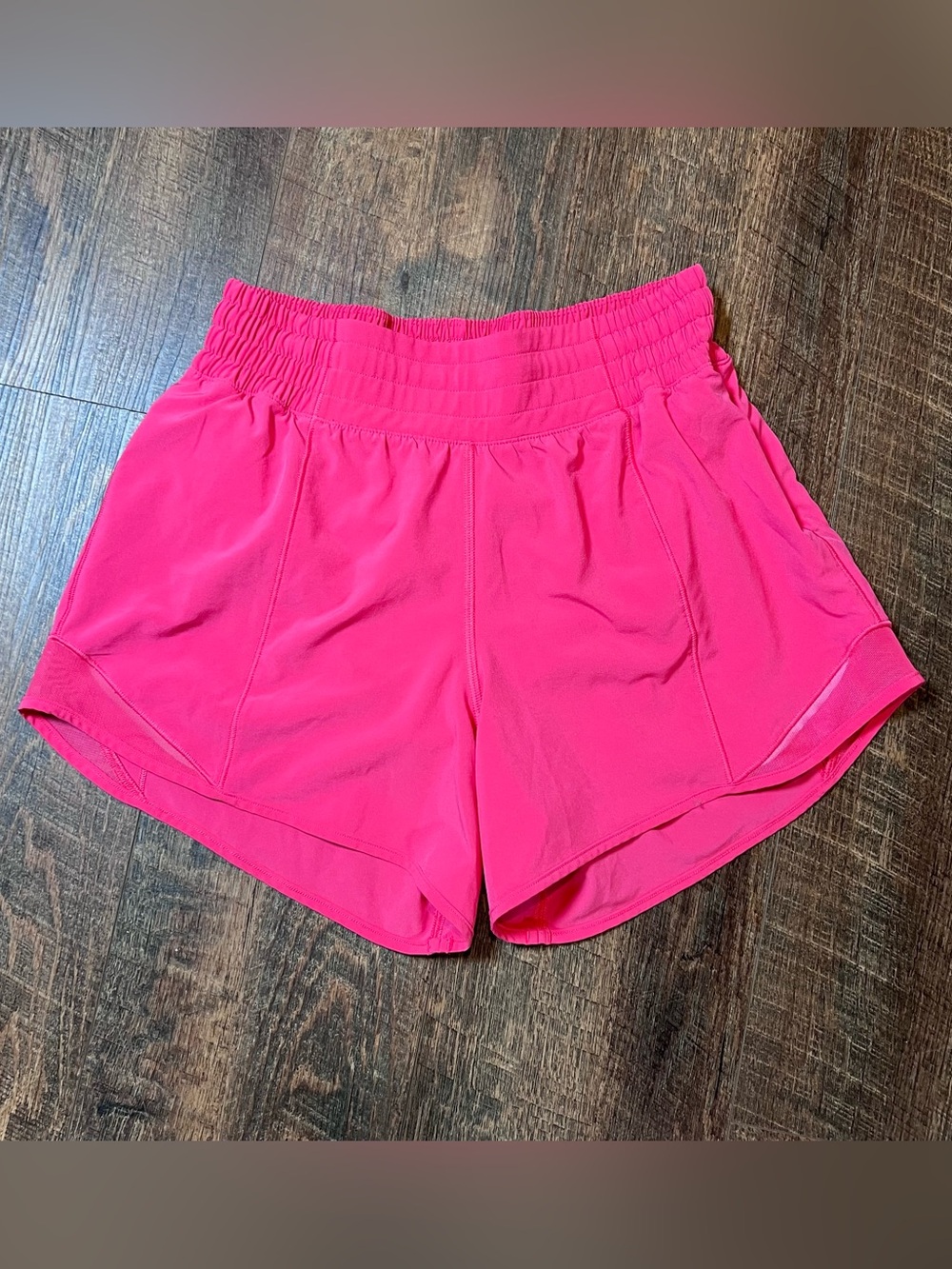 lululemon athletica Bright Pink Running Shorts